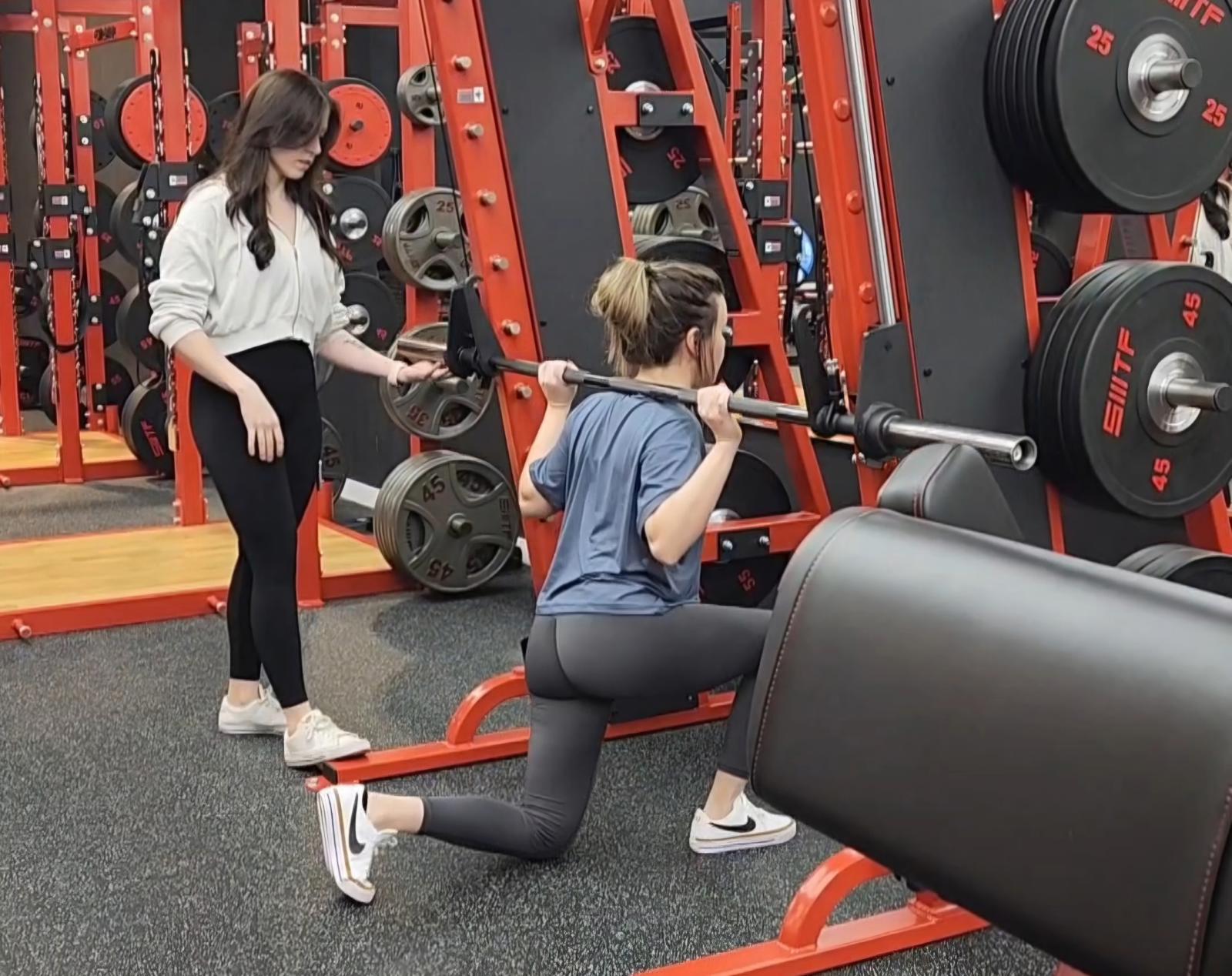 Kailey Teel personal training session