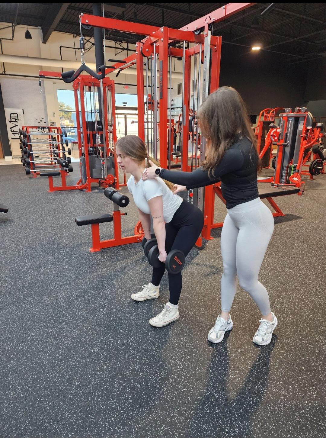 Kailey Teel personal training session